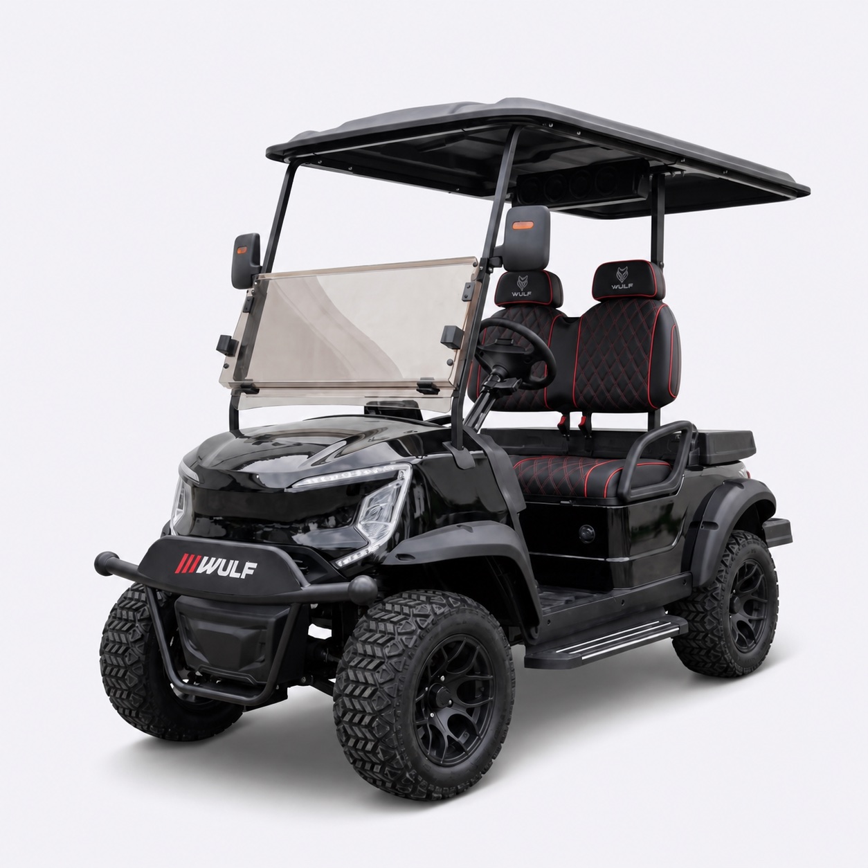 Black WULF 2-Seater Electric golf cart for sale in Cape Town